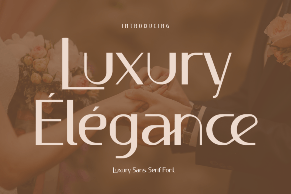 Luxury Élégance Font for Clear Campaigns